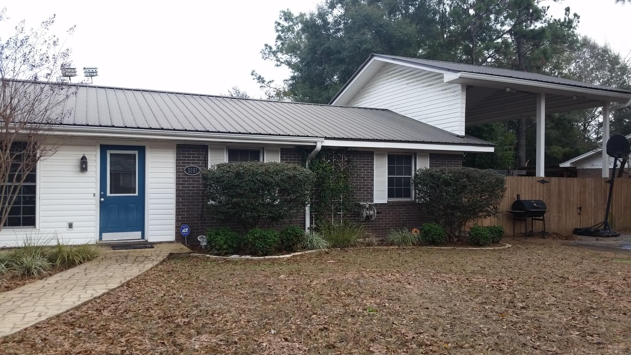 Best Deal in Crestview! This Lovely Brick Home is conveniently located just outside of town. No City Taxes! A++ Elementary School school zone! Updates Throughout Include: Oversized 2-Car Carport, Oversized RV Port, a Florida Room with adjoining Porch/Outdoor Kitchen Area. Above Ground Pool w/ Deck Surround & Raised Gazebo which need some TLC. Inside you will find tile & laminate flooring in all living areas. Bedrooms are Carpeted. Newer Double Paned Windows, 2 HVAC systems (new in 2005). Recreation Room/5th Bedroom w/ a Full Bathroom & mini Kitchen. Master Bathroom expanded in 2005. 2 Large Water Heaters! Kitchen offers a Silence Plus Dishwasher by Bosch & Double Oven for your Chef! Water Filtration at Kitchen Sink. Spacious Laundry Room! 2 Sheds & Floored Attic space. Alarm System ready!