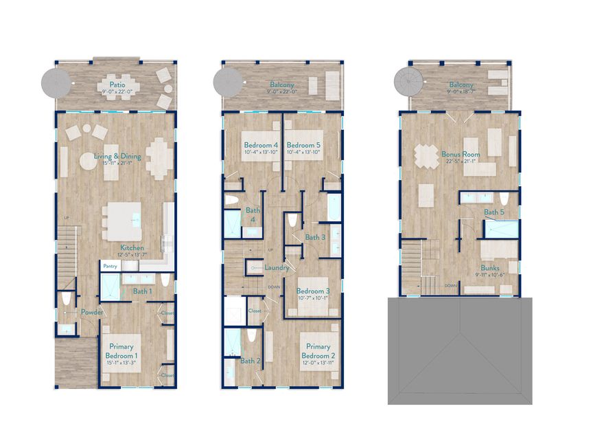 Don't miss your opportunity to enjoy everything the Margaritaville lifestyle has to offer! This home is new construction with 5 bedrooms and 4 1/2 baths. Located in the exciting new Margaritaville Beach Cottage Resort, homeowners and their rental guest will have a hard time deciding what to do first; you can relax in the huge resort pool, take a trip around the 425 ft long lazy river, ride down one of two waterslides, soak in the sun on the 580 feet of dedicated beach, play pickleball, have a margarita and cheeseburger brought to you poolside, games on the lawn, outdoor movies and much, much more.