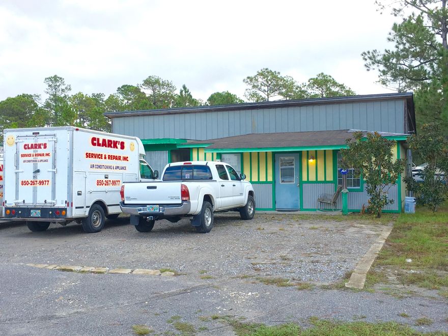 .52 acres of Light Industrial zoning. Great location on the south side of Hwy 98. Over 1650 sq. ft. of office and warehouse space. Building could be expanded or easily removed.