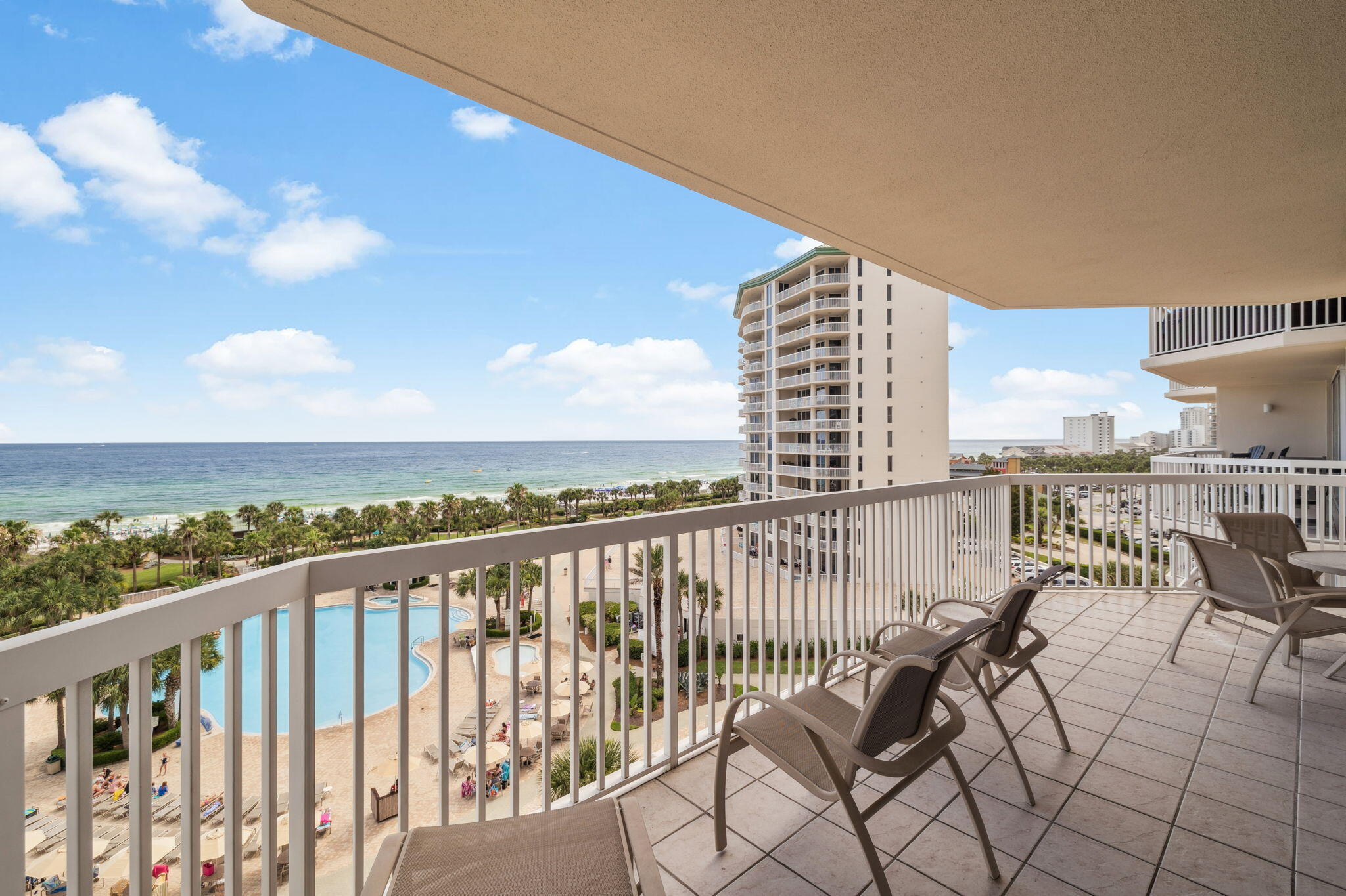 Beachfront luxury with panoramic Gulf views awaits at Silver Shells in Destin! This well maintained 3-bedroom, 2-bath St. Croix condo offers the ideal blend of private retreat and rental potential. Enjoy stunning, unobstructed views of the sugar-white sands and emerald waters from your private balcony--perfect for morning coffee or sunset cocktails. Upgrades include LVP flooring in the bedrooms. A new HVAC and water heater in 2021, ensuring comfort and peace of mind. Solid rental history!2024: $103K2023: $93K2022: $101KLocated in the exclusive 31-acre gated Silver Shells Beach Resort and Spa, this residence includes access to world-class amenities: a 7,500-square-foot lagoon pool, hot tubs, a state-of-the-art fitness center, tennis courts, and a full-service European spa. Enjoy casual beachfront dining at the seasonal bar & grill or treat yourself to an upscale dinner at the on-site Ruth's Chris Steakhouse.
Whether you're looking for a personal paradise or a high-demand rental, this is coastal living at its finest.