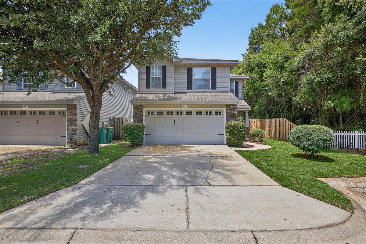 Spacious 3-bedroom, 2.5 bathroom home located in desirable Shalimar!The open-concept floor plan offers clear sightlines throughout the main level. The kitchen features stainless steel appliances, maple cabinets, granite countertops, and a breakfast bar. A convenient half bath completes the downstairs.Upstairs, you'll find a versatile loft, a large primary bedroom with en-suite bath including a double-sink vanity, garden tub, and walk-in closet. Two additional bedrooms are connected by a charming Jack and Jill bathroom.Outside, enjoy the covered porch and privacy-fenced backyard--complete with new sod! A 2-car attached garage completes this wonderful home.