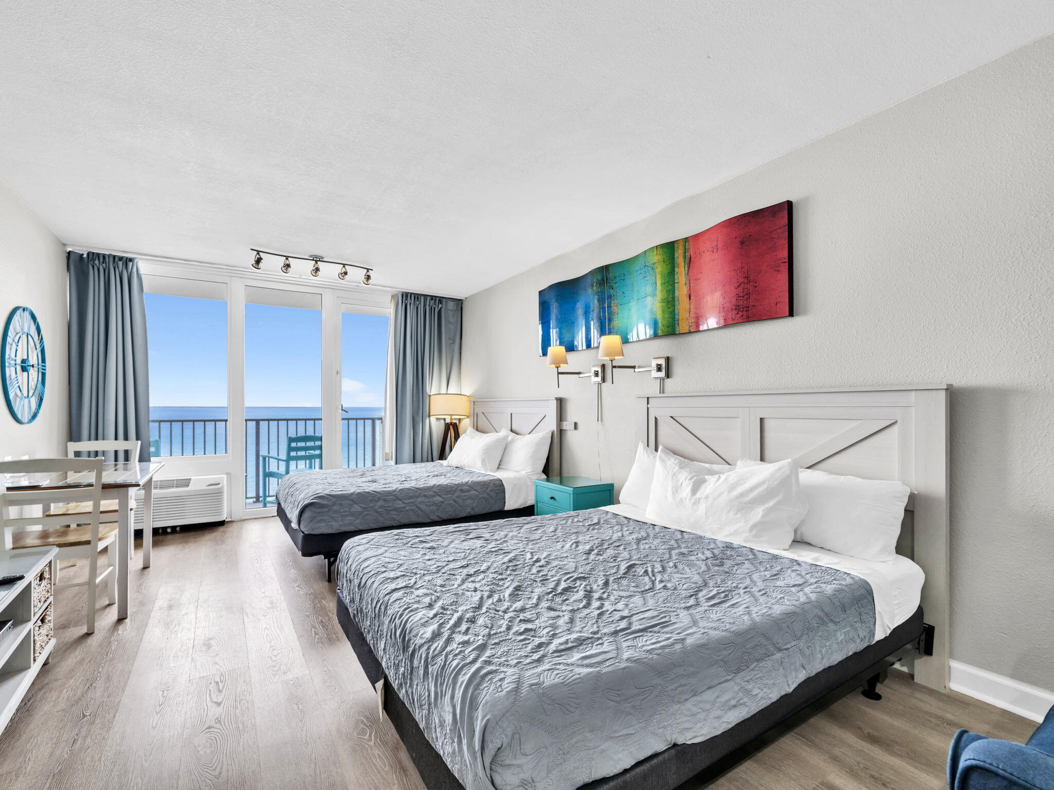 Its all about the VIEWS! Welcome to Bayside at Sandestin Unit 6374, an inviting studio condo offering a serene escape with breathtaking views of Choctawhatchee Bay. This well-appointed studio offers a bright and airy open floor plan featuring two queen beds, stylish furnishings, and kitchenette with a mini-fridge, sink and microwave--perfect for a vacation getaway or an investment property. Situated on the 3rd floor, this condo features stunning bay views from the private balcony! Great investment opportunity as 2025 YTD gross rentals are $49,020!! Bayside at Sandestin is located in the heart of Sandestin near the Links Golf Course, conference center, and fitness center. Sandestin Golf and Beach Resort features more than seven miles of beaches and pristine bay front, four championship golf courses, 15 world-class tennis courts, a 226-slip marina, a fitness center, spa and celebrity chef dining. Shop, dine and play at the charming pedestrian village, The Village of Baytowne Wharf and more. Come enjoy all of what Sandestin has to over!