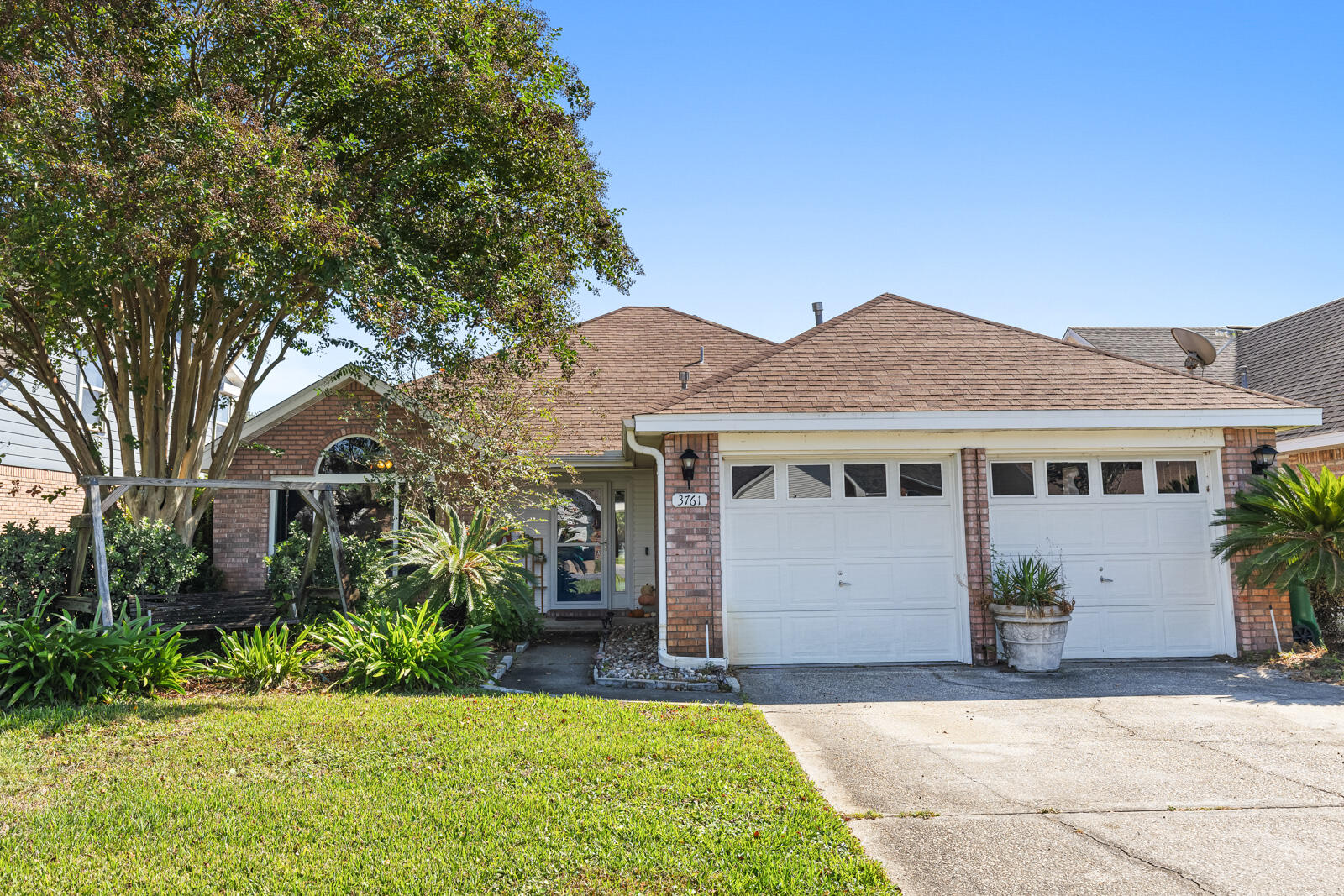 Beautifully updated 3BR/2BA home offering 1,794 sq ft of comfortable, coastal living in the desirable Harbor Breeze neighborhood!! An open-concept design and split-bedroom layout create a comfortable flow that extends to the screened-in pool area with a new safety fence (2024). The kitchen boasts new countertops, backsplash, and appliances, while the master suite impresses with a stunning custom bathroom renovation. Additional updates include new flooring throughout, new AC unit (2024), pool pump (2022), new perimeter fence (2024), and updated lawn irrigation (2025). The garage has an added 220V plug for EV charging. Centrally located for easy access to both back streets and Hwy 98, this home is just minutes from the sugar-white beaches, HarborWalk Village, & Destin Commons.