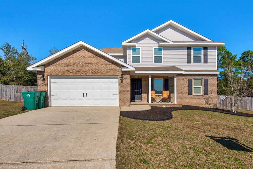 Beautiful 2 story home with 5 bedrooms, 2.5 bathrooms, and a bonus room upstairs.  Built in 2017.  This home has many beautiful features. Such as granite countertops throughout the kitchen with a spacious island. The master bathroom features a double vanity, stand-up shower, tub, and a spacious walk-in closet. Master bedroom/bathroom, laundry room, and half bath are located on the first floor. As you go upstairs you'll find a bonus room/second story living room along with 4 bedrooms and a full bathroom. Schedule your listing today!