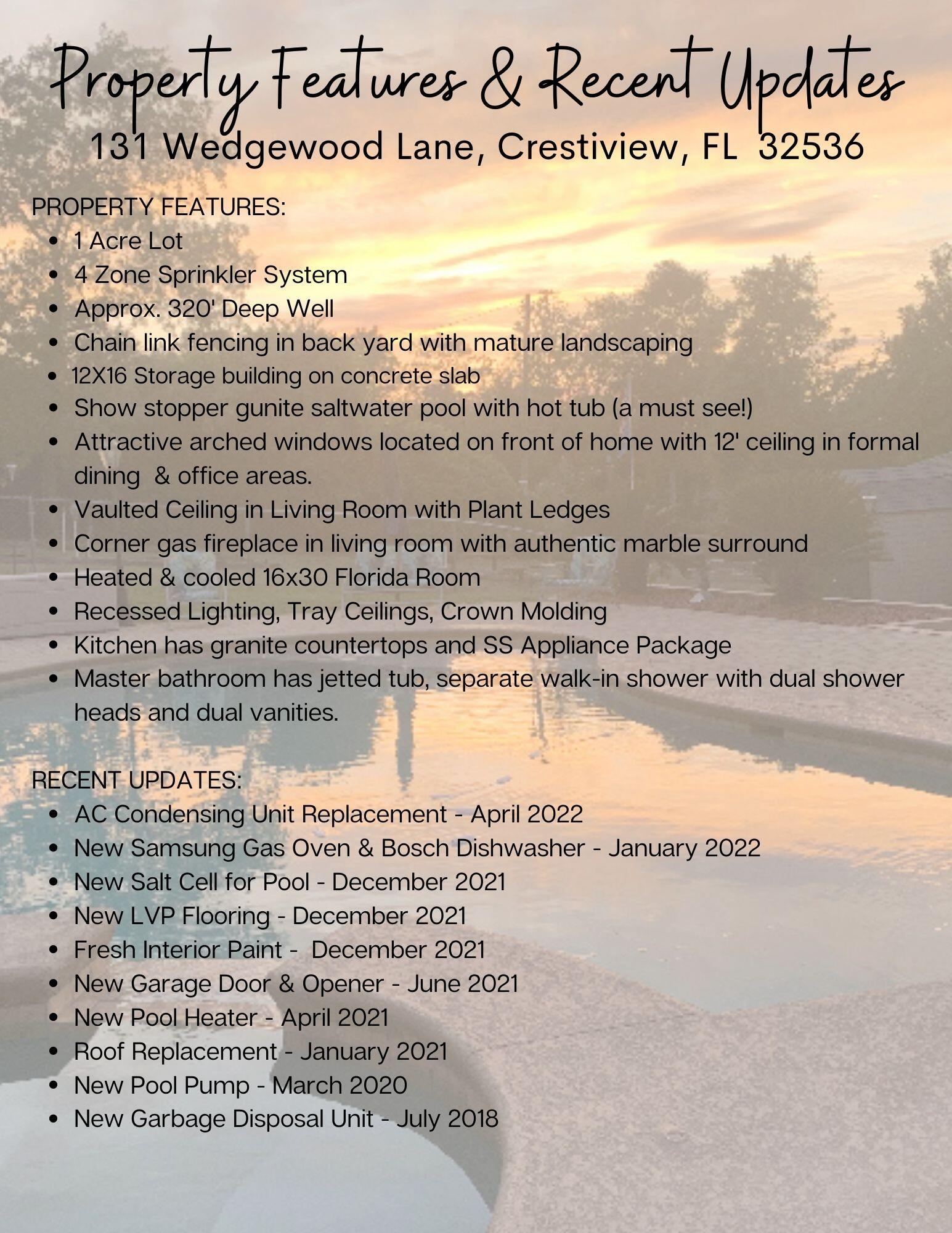 WEDGEWOOD ACRES (unrecorded) - Residential