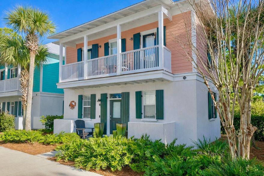 This fully furnished Florida-style cottage is located within the sought-after Bungalows at Seagrove Beach, a peaceful resort community surrounded by lush natural surroundings. Just a short walk away, you'll find Seagrove's sugar-white beaches along with popular restaurants and shopping. Designed for comfort and privacy, the home features two bedrooms and two-and-a-half bathrooms across two thoughtfully laid-out levels. Owners and guests also enjoy access to two community swimming pools, adding to the resort-style appeal. Beach access is easy, with a public access point at the end of Somerset Bridge Road and a new Seagrove Regional Beach Access currently under construction, which will include parking, restrooms and showers. This access will be completed spring 2026.
