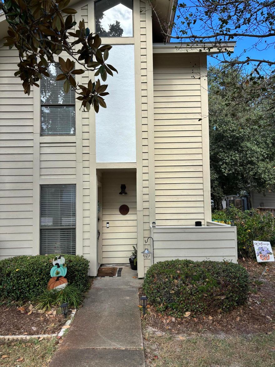 Live near the Bay with low Association fees and no short-term rentals! Completely renovated within the last few years with new granite countertops, stainless steel appliances, luxury LVP flooring, new bathrooms, new HVAC and new roof. You'll love the open living/dining room combo leading out to a large patio off the back. Head upstairs to find the large master bedroom with dual closets, and a renovated walk-out deck overlooking community pool. The guest bedroom is good size with its own en suite - bonus room, playroom, or gym on the third floor.