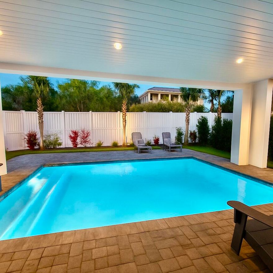 Brand-new and just finished, this four-story beach retreat sits south of Scenic Highway 30A on Mary Street, less than a 5-minute walk to the white sand beaches and emerald green waters of Blue Mountain Beach, Fla. Designed as a true rental powerhouse with projections around $235,000, this 5BR/5BA+2 half bath home is built for fun, comfort, and income. The first level lives like a poolside cabana, with a mini kitchen, half bath, and a full wall of sliders that open straight out to the private pool and sun deck--perfect for entertaining. Upstairs, the main living floor offers a large open kitchen, dining, and living area with Thermador appliances, a gas range, a sweeping island, and a walk-in pantry, ideal for big groups to gather. The whole second floor is dedicated to this open entertaining space. The third floor hosts the master suite, which features a spa-like bathroom and private balcony. A generously sized guest suite with a private bathroom and a bunk room with a private bathroom are also on the same floor. The fourth floor hosts another guest suite and bunk room, both featuring private bathrooms. The top floor also hosts the party deck on the 4th floor with sweeping views of the Gulf of America. It's a perfect place to wind down at the end of the day with a sunset toast. Completed in 2025, this new home with four levels of indoor-outdoor living and a prime south-of-30A location is turnkey and ready to start generating income on day one. Blue Mountain Beach is one of the community gems located along South Walton's infamous Scenic Highway 30A corridor. Walk or bike to your favorite restaurants, shops and entertainment that line the 30A corridor. The beach is calling. Family memories await! 