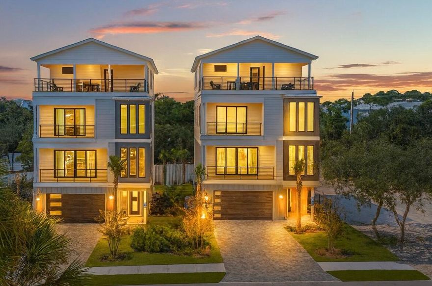 Brand-new and just finished, this four-story beach retreat sits south of Scenic Highway 30A on Mary Street, less than a 5-minute walk to the white sand beaches and emerald green waters of Blue Mountain Beach, Fla. Designed as a true rental powerhouse with projections around $235,000, this 5BR/5BA+2 half bath home is built for fun, comfort, and income. The first level lives like a poolside cabana, with a mini kitchen, half bath, and a full wall of sliders that open straight out to the private pool and sun deck--perfect for entertaining. Upstairs, the main living floor offers a large open kitchen, dining, and living area with Thermador appliances, a gas range, a sweeping island, and a walk-in pantry, ideal for big groups to gather. The whole second floor is dedicated to this open entertaining space. The third floor hosts the master suite, which features a spa-like bathroom and private balcony. A generously sized guest suite with a private bathroom and a bunk room with a private bathroom are also on the same floor. The fourth floor hosts another guest suite and bunk room, both featuring private bathrooms. The top floor also hosts the party deck on the 4th floor with sweeping views of the Gulf of America. It's a perfect place to wind down at the end of the day with a sunset toast. Completed in 2025, this new home with four levels of indoor-outdoor living and a prime south-of-30A location is turnkey and ready to start generating income on day one. Blue Mountain Beach is one of the community gems located along South Walton's infamous Scenic Highway 30A corridor. Walk or bike to your favorite restaurants, shops and entertainment that line the 30A corridor. The beach is calling. Family memories await! 