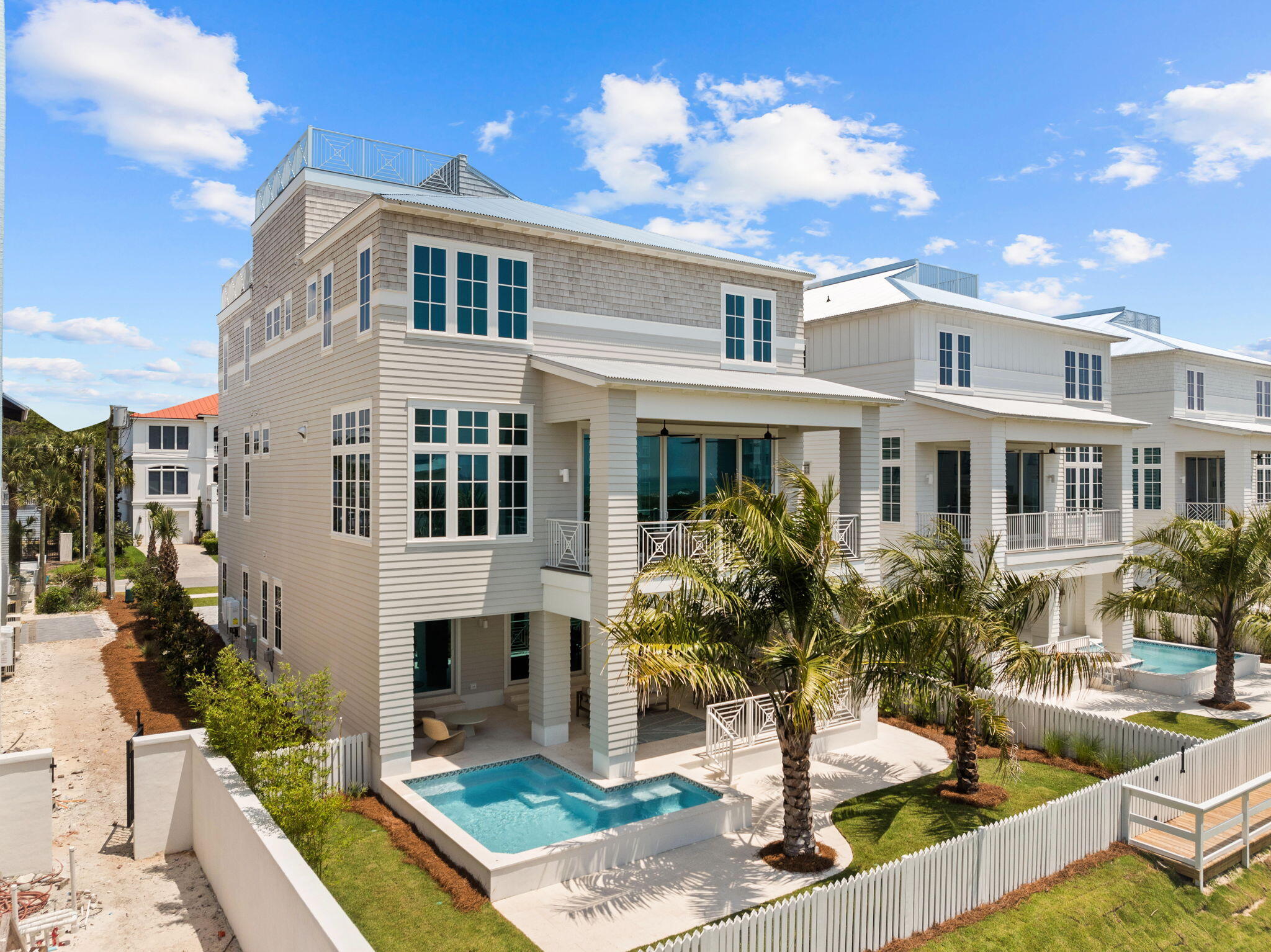 This is coastal luxury living at its finest in Inlet Beach. This custom home features breathtaking gulf views and an expansive open layout with elegant finishes and soaring ceilings bathed in natural light. The quality and attention to detail jump out at every obvious and subtle opportunity. The layout is ideal for any family or group gathering. Step outside to enjoy a private pool and a fully-equipped outdoor kitchen, perfect for seamless indoor-outdoor living. Moreover, the home offers easy access straight to the vast, soft sandy beach and emerald waters that make this destination what it is.