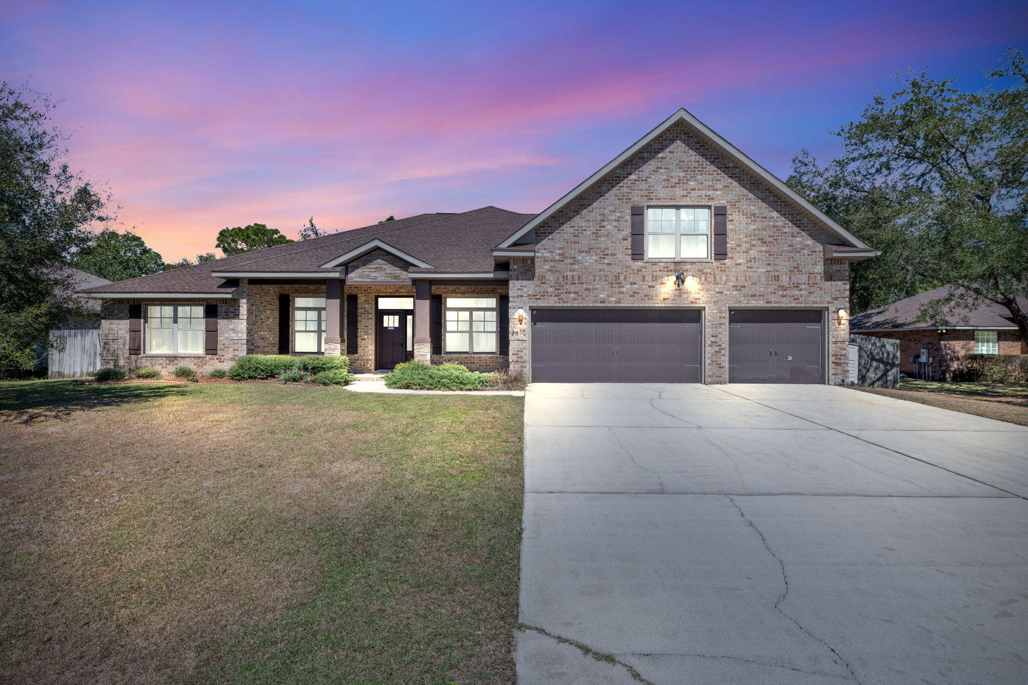 Need a larger space for the family? Look no further... this amazing 2016 custom built brick and stone home has more than a half acre, 5 full bedrooms and a bonus office space. There is a separate dining room that can be used as a 2nd office if needed because your breakfast nook overlooks the pool area.The 5th bedroom is upstairs and is large enough for a living room set lounge area as well. This makes a really nice separate quarters for sure. Enjoy the outdoor space that features a wood burning fireplace while you relax and watch tv by the pool. This area is large enough to entertain guests and the whole family. We would love to have you stop by the OPEN HOUSE on March 8th 11-2pm and take a tour. Holley By The Sea has amazing amenities to enjoy all year round.