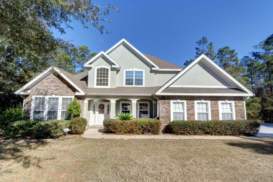 This over the top home located in the highly desired Silver oak community offers high value on every level. Just steps from the garage is the very large kitchen. Updated granite tops and appliances complement the cherry cabinets. Center island makes the perfect gathering spot. As you stroll down the grand Entry the Dining room is on the right and office to the left. Further down you are welcomed to the two story vaulted Living room with fire place. This fully open floor plain creates a vast entertaining environment. Off the living room awaits your master suit, full bath has separate shower, garden tub, double vanity, and walk in closet. The second floor features 3 bedrooms and a bath. Fully finished basement offers large open game room or play room. With a full wall of upper and lower cabinets makes a perfect craft center or additional storage. A full bath, walk in closet complements the large bedroom on this lower level. Perfect for mother in law suit or children. The screened in back porch over looks the private rear yard for those four legged friends. The drive way has plenty of space for four or more cars plus the two car garage is extra wide for your day to day driver or your dream ride. So stop on by to see this one of a kind dream home. Just a mile away from Public's and many other fine shops. Local schools are just a short drive away. Crestview offer the very best in family restaurants and activity's year round. A perfect small town feel with all the big town locations.