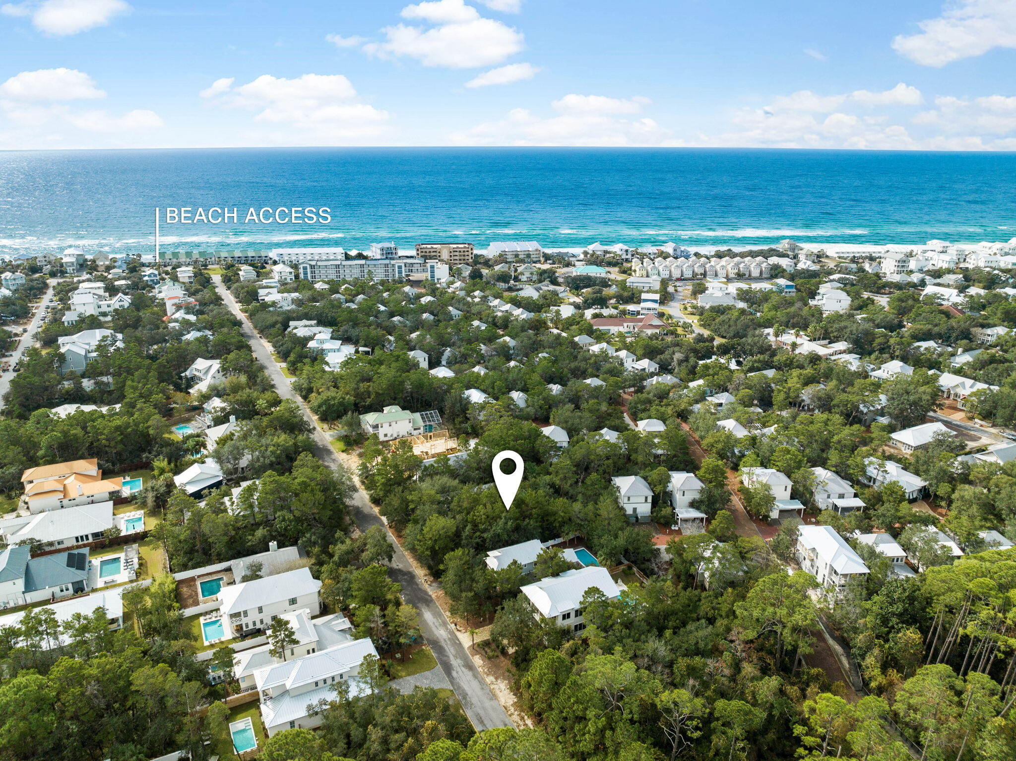 Nestled in the serene and intimate enclave of White's Gulfview Estates, 255 Clareon Drive offers an exceptional opportunity to craft your dream coastal retreat. Boasting generous proportions of 55x129, this expansive homesite is primed for a custom-built residence, whether envisioned as a luxurious second home or a serene primary residence. Perfectly positioned in the heart of Seacrest Beach, this parcel is surrounded by the charm and convenience of 30A's most sought-after communities, including Alys Beach and Rosemary Beach, just moments away.

White's Gulfview Estates is a quiet, inviting neighborhood of only 80 homesites, where charming cottage-style residences are framed by lush, natural vegetation. Residents enjoy private, gated deeded beach access featuring golf cart and bicycle parking and a convenient outdoor showerperfect for rinsing off after a day on the sugar-white sands.

With exceptionally low HOA fees and the flexibility to allow short-term rentals, this lot offers endless possibilities for personal enjoyment or investment. The area's vibrant mix of relaxation and refinement is complemented by easy access to the emerald waters of the Gulf, boutique shopping, and world-class dining.

Reach out to us today for more information. 