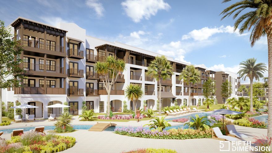 TOP FLOOR, CORNER UNIT!! Introducing The Grove at Seascape, a gorgeous Mediterranean style resort that will be located within the popular Seascape Golf, Beach, & Tennis Resort in Miramar Beach.  Now is your opportunity to purchase these luxury one, two, three, and four bedroom pre-construction condominiums during the release of the first three buildings, the Holly, Juniper, and Dogwood.  These mid-rise four story condominiums will overlook the Aquatic Garden amenities featuring multiple pools including a relaxing lazy river, zero entry pool, and much more or the green space and event lawn.