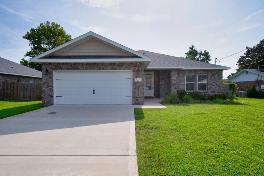 Located near Hurlburt Field this home feels like new.  As you enter the front door you are welcomed by the spacious living room which flows into the dining room and kitchen.  Enjoy gathering in the kitchen with family or friends at the  breakfast bar, kitchen features  granite counter tops, and stainless appliances.  Need more storage check out the  large laundry room for additional storage.  The oversized master bedroom has plenty of room for all your furniture.  The master bath has dual vanities, granite counter tops, and dual walk in closets and a soaker tub and a tiled shower.  Enjoy a cup of coffee or cold beverage on the covered patio overlooking the massive fenced in back yard.  There is plenty of space to install a pool or just to run and play.  The Seller has a raised seal survey.