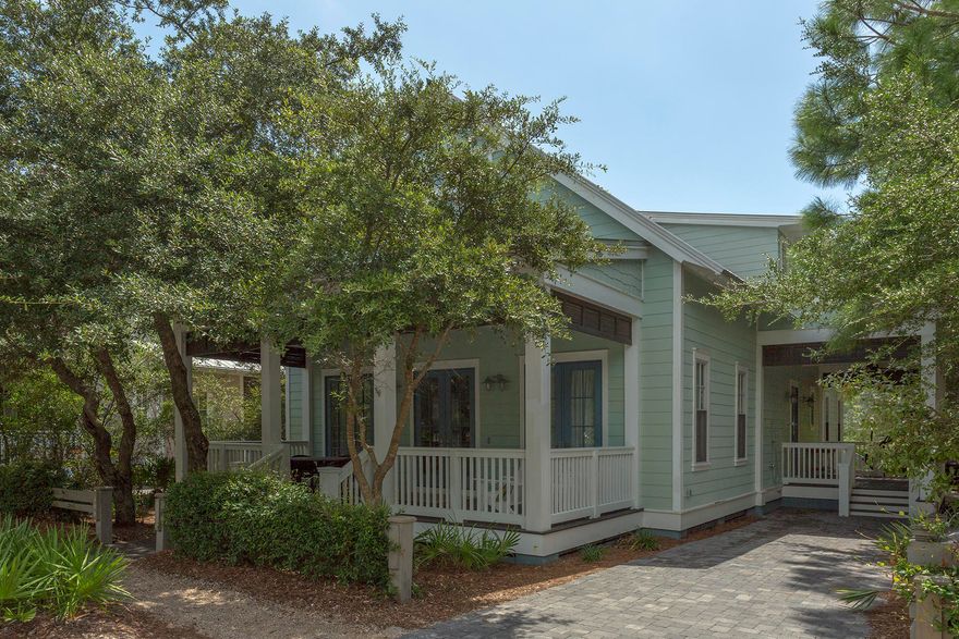 Beautiful 3 bedroom, 3 bath home is quiet area of Watercolor with screened porch that faces a wooded preserve. Fully furnished with gas range, wine cooler, island kitchen, spacious living/dining area, bunks in hallway with downstairs and upstairs master bedrooms. The 3rd bedroom has two sets of bunks. ***Buyer is responsible for personally verifying details about this property. Any information contained in this listing is believed to be accurate but is not guaranteed.***