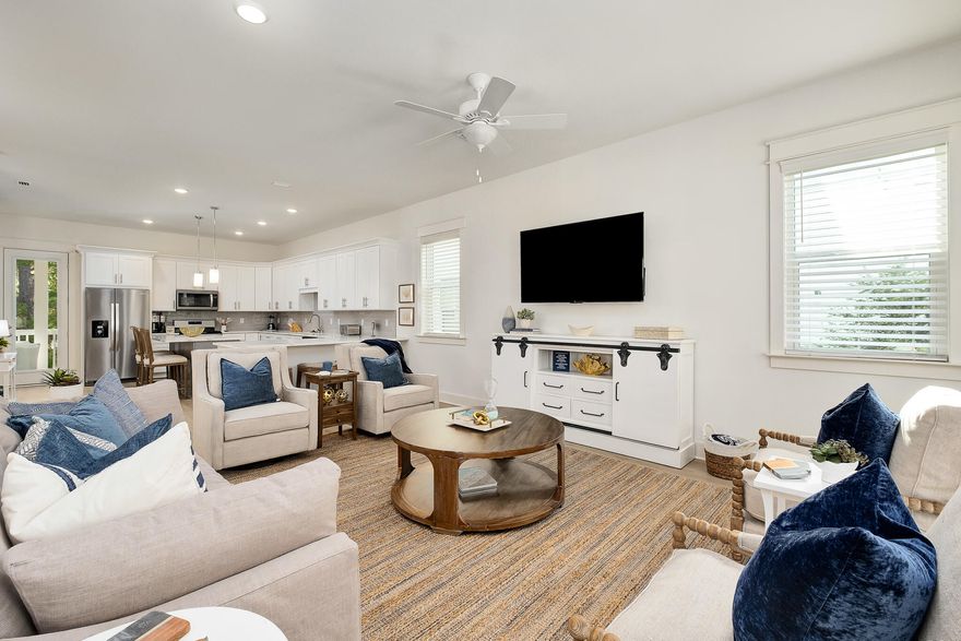 AGGRESSIVE NEW PRICE +++ NOW FULLY FURNISHED.AVAILABLE TO SEE. Do you and your family love the beach? Discover the quieter, less crowded West end of 30A. Brand new home that is one of the closest homes to the beach access in Serenity at Dune Allen. This just completed home is fully furnished, including flatscreen TVs, all kitchenware, small appliances, 3-inch faux wood blinds. Three bedrooms + loft with amazing built-in bunks. Quartz countertops throughout the beach house; all hard surface flooring (LVP and tile in baths). Storm rated windows and doors. Take advantage of one of the newest and best public beach accesses: parking, bathrooms and a wide stretch of the area's famed sugar-white sand .Other new, completed homes available. Please confirm all information.