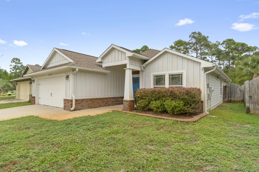 VA ASSUMABLE 2.54% INTEREST RATE!!! LOW DIFFERENCE!!! Welcome to this well maintained home in East Navarre. Soaring living room ceilings and ample space makes this home perfect for get togethers. Kitchen boasts beautiful granite countertops pairing nicely with stainless steel appliances. Steps away is the custom laundry room set up with washer and dryer included. Spacious master bedroom and master bath to include his and her closets. This property resides 10 minutes from Navarre Beach and 20 minutes from Hurlburt Field. Schedule your showing today!
