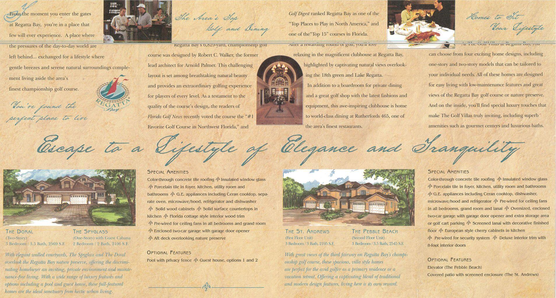 REGATTA BAY PATIO HOMES - Residential