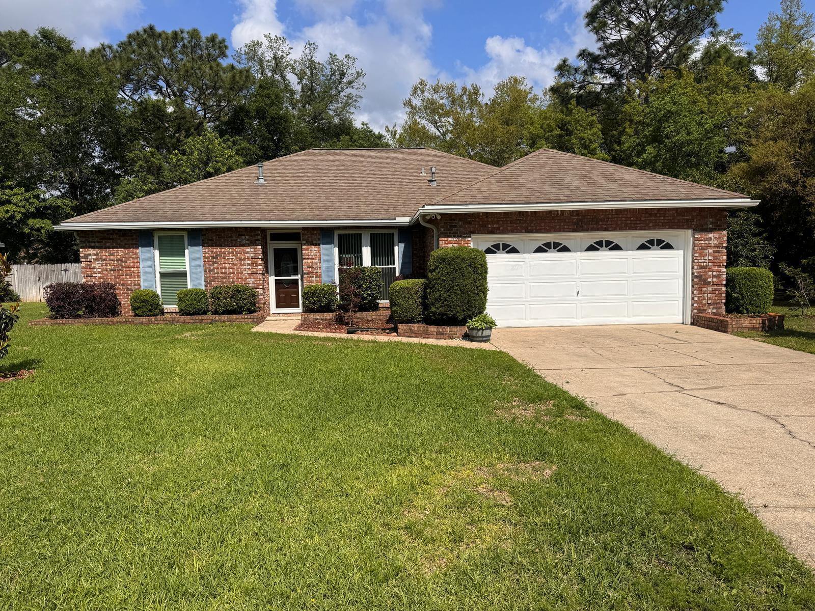 Charming 3-Bedroom Home for Rent in Niceville - 4227 Marysa DriveNow available for rent, this beautifully maintained 3-bedroom, 2-bathroom home is located at 4227 Marysa Drive in the highly desirable Rocky Bayou community of Niceville, FL. The home features a spacious and inviting layout with a minimum ceiling height of 9 feet throughout, and a soaring cathedral ceiling in the main living area that enhances the open, airy feel of the space.This property includes a well-appointed kitchen, generous living and dining areas, and a comfortable primary suite with an en-suite bathroom. The two additional bedrooms provide flexible options for guest rooms, a home office, or additional living space. A private backyard with a large deck, perfect for relaxing or entertaining, along with an attached garage, add to the home's appeal. For added convenience, the home is available to rent either furnished or unfurnished, depending on your needs.
Pets may be considered with prior owner approval and a non-refundable pet fee. For the comfort and health of all residents, smoking and vaping are not permitted on the premises.
Don't miss out on this wonderful opportunity to enjoy comfortable living in one of Niceville's most sought-after neighborhoods. Contact us today for more information or to schedule a showing.