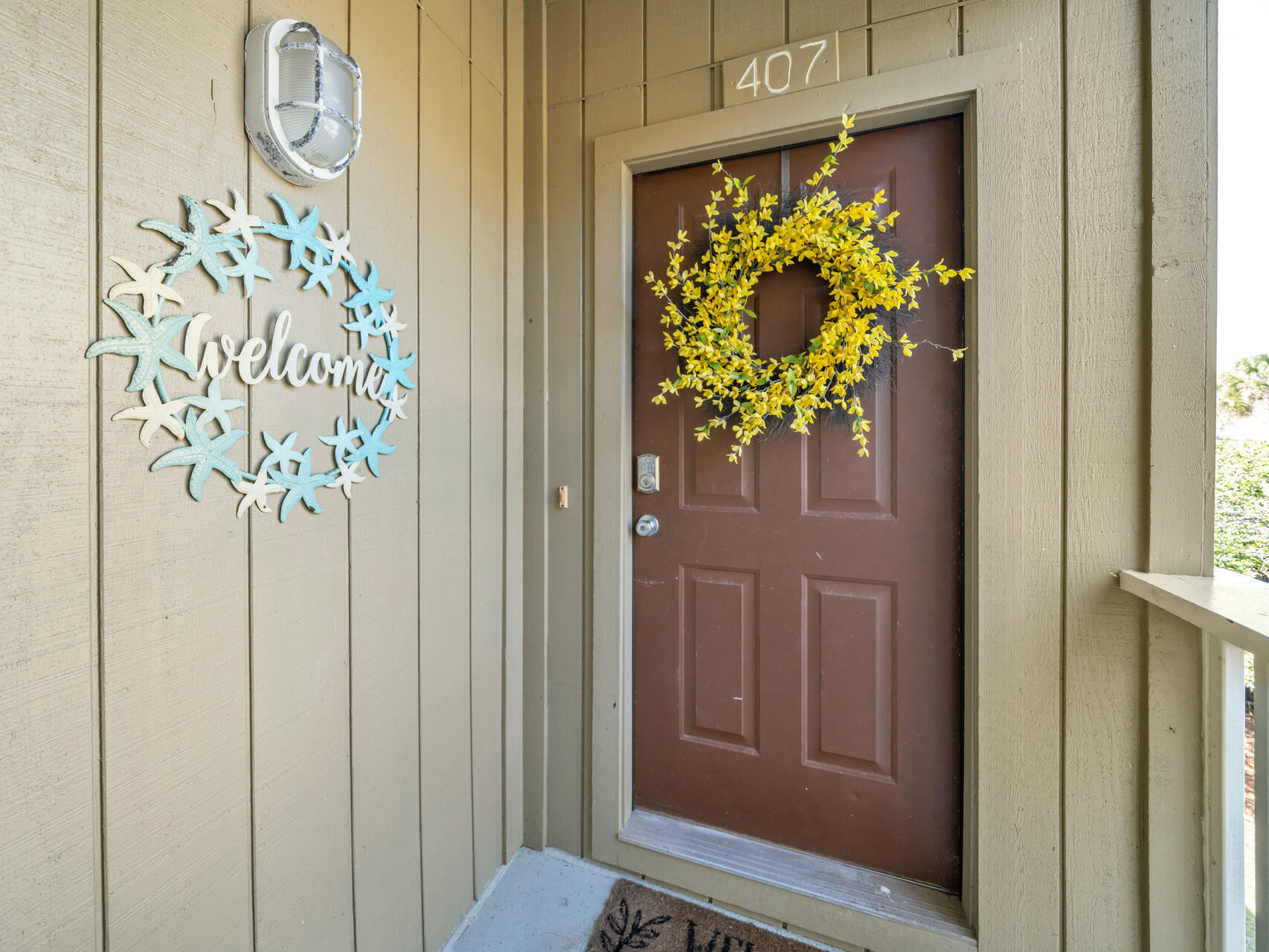 Your search for the ultimate in coastal living is over with this condominium, behind the guarded gates of the Seascape Resort. Overlooking tranquil Stewart Lake, you do not want to miss this piece of heaven at the beach! An extraordinary 3 bedroom and 3 bathroom END unit, providing extra windows for ample daylight, located in the most coveted part of Seascape, close to the beach, pool, and Whales Tale). With over 1,700 square feet spread across two floors with 10' ceilings, you will never feel cramped for space in this gorgeous condo with most windows upgraded, a smart thermostat, upgraded closed door for the laundry, and much more! Never rented, fully furnished, and in pristine condition, ready for its new owner! Seascape resort has something to offer for everyone, including six clay tennis courts, pickleball courts, five different pools (one heated), 9 hole golf course, and beach access. Other amenities include 2000 ft of beach with full-service beach set-up, water-sports, activities and Whale's Tail Bar and Grill. Come see this beautiful property which is perfect for a vacation rental or as a primary/second home!