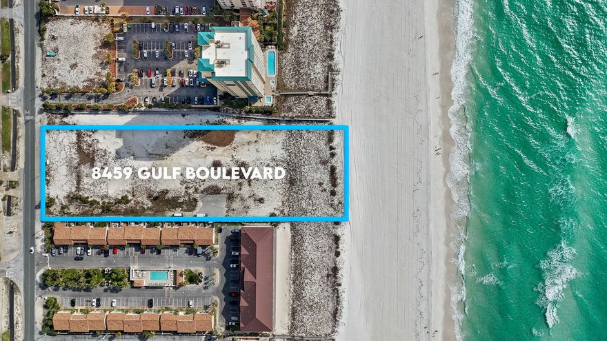 Introducing one of the last remaining pieces of exceptional commercial property situated directly on the Gulf of Mexico, 3.39 acres with 200 feet of pristine waterfront. This prime location offers a newly approved development order for an impressive 17-story luxury hotel and condominium project. The proposed development includes 84 exquisite condominiums and 215 hotel suites, providing savvy investors with an unrivaled opportunity to capitalize on the growing demand for luxury beachfront living along the Emerald Coast. This versatile project can be tailored to meet the specific needs of your business, making it ideal for either a condominium-only development or a hospitality-focused venture. Now is the time to develop your vision in what many consider Navarre Beach's best-kept secret. This rare opportunity presents endless possibilities for builders and investors looking to create their vision in this sought-after location. Navarre Beach is conveniently located just a few miles from Gulf Islands National Seashore, attracting millions of visitors who seek to experience the natural beauty and tranquility of this incredible area. Easily accessible and situated between two major airports, this location offers numerous nearby amenities and services, making it an attractive choice for both residents and tourists. This up and coming community with emerald waters and powdery white beaches, truly feels like a slice of paradise. Don't miss out on this extraordinary investment opportunity that promises unparalleled returns in one of Florida's hottest markets. Contact us today to learn more about how you can seize this rare chance to invest in a premier beachfront property!
