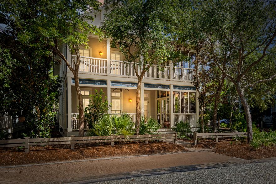 Meet Buttercup. This coastal classic 3 bedroom, 3 full bathrooms, and 1 half bathroom beach house is located in the most sought after area of WaterColor, Florida, known as Phase One. WaterColor is a stunning 500-acre community, tucked between the Gulf of Mexico and a coastal dune lake, framed by a longleaf pine forest.  Phase One homes are nestled near popular attractions including the tennis center, WaterColor's popular Beach Club, the Boat House on Western Lake, the WaterColor Inn & Resort, championship golf courses, world-class shopping, multiple swimming pools, and of course...the beach! Walk over with the family or ride your bike to the town center, which is filled with quaint shops, decadent dining options, and plenty of places to bike and explore.
