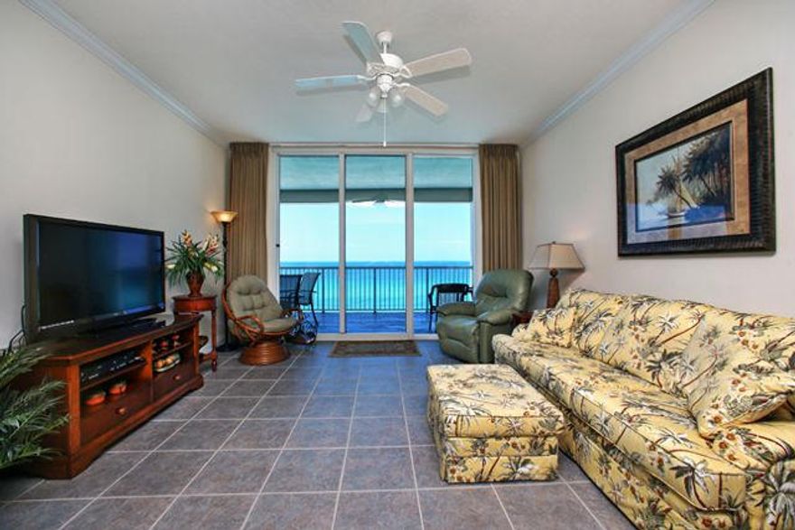 Imagine waking up to views of the Gulf of Mexico and stepping out to your private balcony close enough to the beach to hear the waves. Unit #206 is an incredible 2-bedroom, 2-bath Gulf front unit with an additional bunk room and Gulf front master bedroom. This is the best priced 2BR at Palazzo and pride of ownership is apparent the moment you step in. It is a non-rental unit and is in great condition. Unit #206 is located on a desirable lower level, however, with 4 levels of underground parking you have an approximate 6th floor elevation. The views from this level are phenomenal with the floor to ceiling sliding glass doors and spacious balcony, with access from the living area and master bedroom. The interior has been beautifully updated with tile floors in the living & dining area,