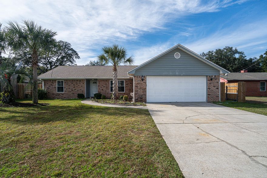 NEW ROOF installed in 2022.  Welcome home!  Take a look at this 1962 Sq ft home with a POOL.   This home features 3 bedrooms and 2 bathrooms and no carpet!  The kitchen has corian countertops and stainless steel appliances.  The updated master bath boasts double vanities, quartz countertops, and separate closets!  Enjoy those summer days hanging at your private pool in your privacy fenced back yard.  Serenity at its best.   Call today to schedule your private showing!!