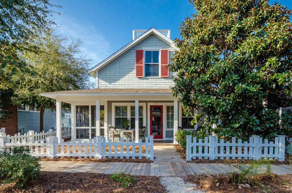 This quaint cottage is nestled in a quiet spot in the exclusive Watersound Beach community and will make a perfect beach home for any family or investor. This home boasts open concept living space with 3 bedrooms and 4 baths and extra sitting area on the 2nd floor. There are stained concrete floors on the first floor, granite countertops, stainless steel appliances, gas fireplace and much more. Watersound Beach is a gated community along the south side of Hwy 30A that offers private beach access, pools, bike trails, puttering park, a fitness center and much more!