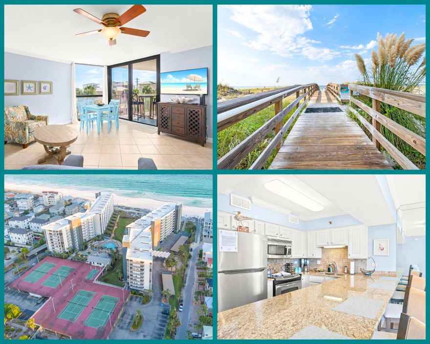 **Seller Financing Possible**Welcome to your new slice of paradise! This 2-bedroom, 2-bath Gulf-view beauty is more than just a condo--it's a lifestyle upgrade. Located just a breeze away from the beach, this fully furnished getaway is ready for you to drop your flip-flops and dive right in.This is so perfect for you and affordable enough to make it a serene primary residence or the perfect rental MACHINE. Picture this: You, sipping margaritas on your balcony, watching the sunset over the Gulf. Your friends will be so jealous, they might just move in. (Good thing you've got a spare bedroom.)

Don't let this opportunity slip through your sandy fingers. Call now, before someone else snatches this deal and you're stuck reading boring descriptions of places that don't come with free money.