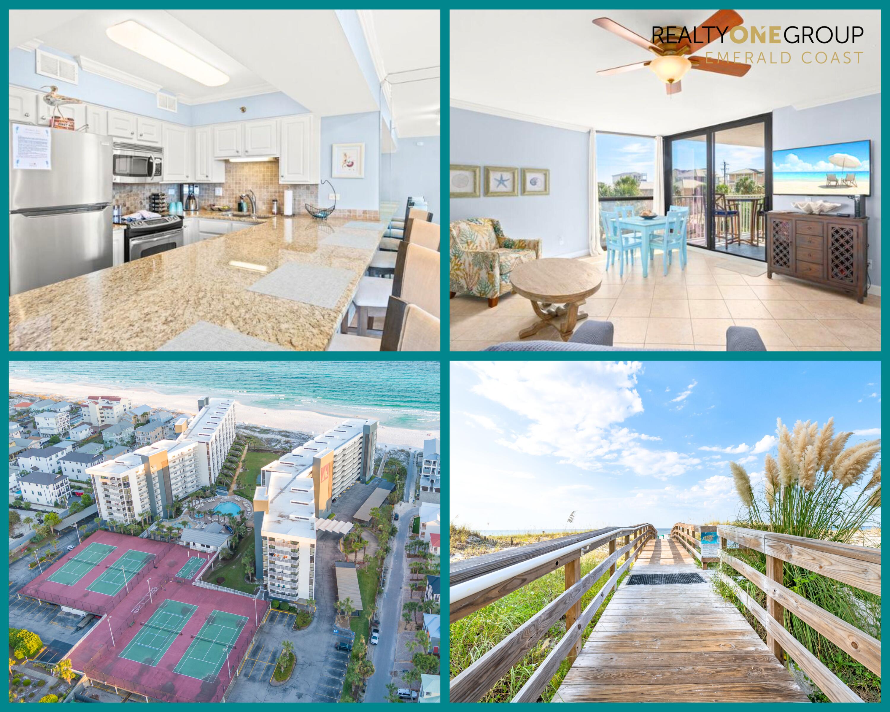 Welcome to your new slice of paradise! This 2-bedroom, 2-bath Gulf-view beauty is more than just a condo--it's a lifestyle upgrade. Located just a breeze away from the beach, this fully furnished getaway is ready for you to drop your flip-flops and dive right in.Lowest priced unit in the whole place... they're also covering the upcoming $11,000 special assessment because they're just that awesome. Picture this: You, sipping margaritas on your balcony, watching the sunset over the Gulf. Your friends will be so jealous, they might just move in. (Good thing you've got a spare bedroom.)
Don't let this opportunity slip through your sandy fingers. Call now, before someone else snatches this deal and you're stuck reading boring descriptions of places that don't come with free money.