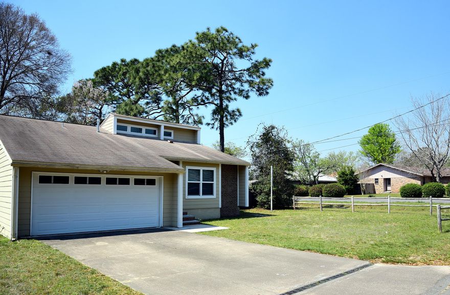 Very well maintained home in good location. Spacious open floor plan, Great Room with Vaulted Ceiling & Wood Burning Fireplace. Kitchen/Dining room is to right of entrance area. Sliding Door from Great Room open to nice Screened Porch and Fenced Backyard. Left of Great Room are all bedrooms. Master Bedroom with Master Bath, Other two bedrooms share Full Bath. NO SMOKING UNIT.  SMALL DOG CONSIDERED WITH OWNERS APPROVAL & PAYMENT OF NON-REFUNDABLE PET FEE. NO CATS. LAWN MAINTENANCE & QUARTERLY LAWN PEST CONTROL IS INCLUDED IN RENT AND CLEANING OF FRENCH DRAIN IN DRIVEWAY. Any person 18 years or older must complete separate applications. Tenants required to carry renter's liability insurance. Ice maker not warranted.