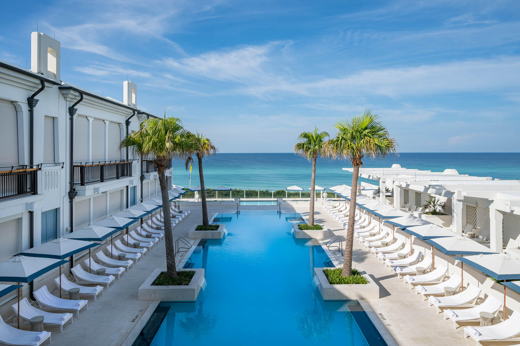 Welcome and experience unparalleled luxury at The Della Condominiums, an exquisite 2-bedroom residence featuring a versatile bunk bedroom and 2 and a half baths, situated in the prestigious heart of Alys Beach. This remarkable retreat is located on the third floor, offering a spacious balcony with stunning views of the Gulf and the plaza. Bathed in natural light, this beautifully designed space is perfect for relaxation and entertaining.The interior boasts reclaimed Spanish marble stone flooring and European oak hardwood flooring, creating a sophisticated yet inviting atmosphere. The chef's kitchen is equipped with high-end Wolf, Subzero, and Bosch appliances, complemented by elegant marble countertops. This residence is sold with custom handcrafted and natural solid wood furnishings, ensuring a seamless blend of style and functionality.
Designed by the acclaimed architects Moule & Polyzoides of Pasadena, California. The Della captures the rich architectural legacy of the area, seamlessly blending the refined influences of Bermudan and Antiguan design with exceptional features inspired by the world's most glamorous beachside destinations.
The Della exudes timeless elegance, reminiscent of British and Venetian seaside resorts from the early 20th century. Picture yourself unwinding beneath beautiful cabanas, taking a refreshing dip in crystal-clear pools at Alys Beach, or admiring the intricate mosaics that shimmer in the sunlight. With easy access to the Beach Club, ZUMA wellness center, and the Caliza pools, this residence is ideally situated for those looking to embrace a luxury coastal lifestyle. Its prime location offers multiple shops and restaurant choices within a mile, ensuring that you have everything you need at your fingertips.
Within the luxurious confines of The Della, you'll discover a perfect fusion of sophistication, warmth, and joy. A sanctuary designed for creating cherished memories with family and friends. The Della truly embodies the essence of Alys Beach, offering an unmatched lifestyle in a breathtaking setting, just a short stroll from the unforgettable white sugar sand beaches!