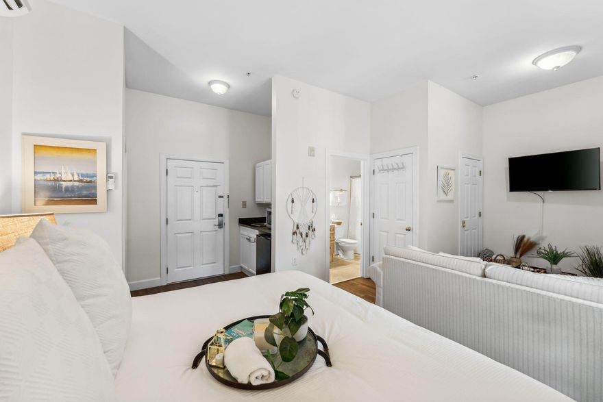 CURRENTLY UNDER CONTRACT, SELLER WILL CONSIDER BACKUP OFFERS' Discover the ideal location at The Village of South Walton, nestled perfectly between the charming towns of Rosemary Beach and Alys Beach. Next door is a vibrant local scene filled with one-of-a-kind shops, delightful cafes, and a variety of restaurants. Recently updated, this first-floor studio condo features new decor, complete bathroom remodel, comfortable king-sized bed, pull-out sleeper sofa, and a convenient kitchenette. This building is adjacent to the community pool, splash pad and hot tub. Enjoy effortless access to the beach with the tram stop right outside your door. Owner has both B192 and B293 for sale. Buy one, or both! Call today to schedule your showing!