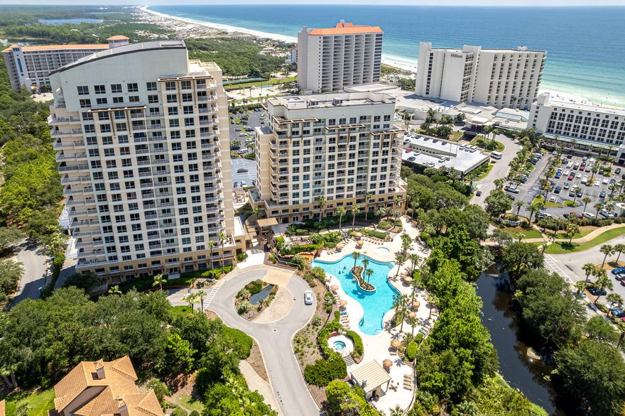 Luau 6209 at Sandestin Golf and Beach Resort.  Just steps from the beach and the resort style pool.  The resort features the pristine beaches of the Gulf of Mexico, four championship golf courses, 15 world class tennis courts, a 226 slip marina and celebrity style restaurants all within easy access of the resort.  Rental Revenue in 2022 of $27,101 and 2023 of $23,000.
AC was replace in 2021. Garage Storage unit comes with sale #106.