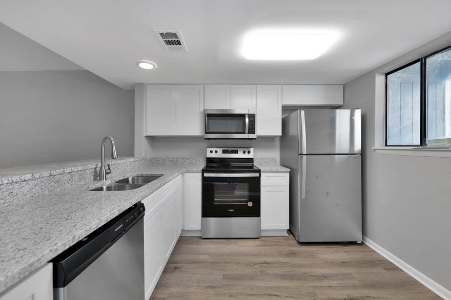 Completely renovated townhome located in the heart of Destin upgrades include new kitchen appliances, countertops in kitchen and bath, Luxury Vinyl Plank Flooring and new carpet throughout the property. This townhome features a spacious floorplan with the main living areas downstairs in addition to a half bath. Both bedrooms sit on the second floor offering access to the upstairs balcony. Glass door in living room open up to a spacious patio.