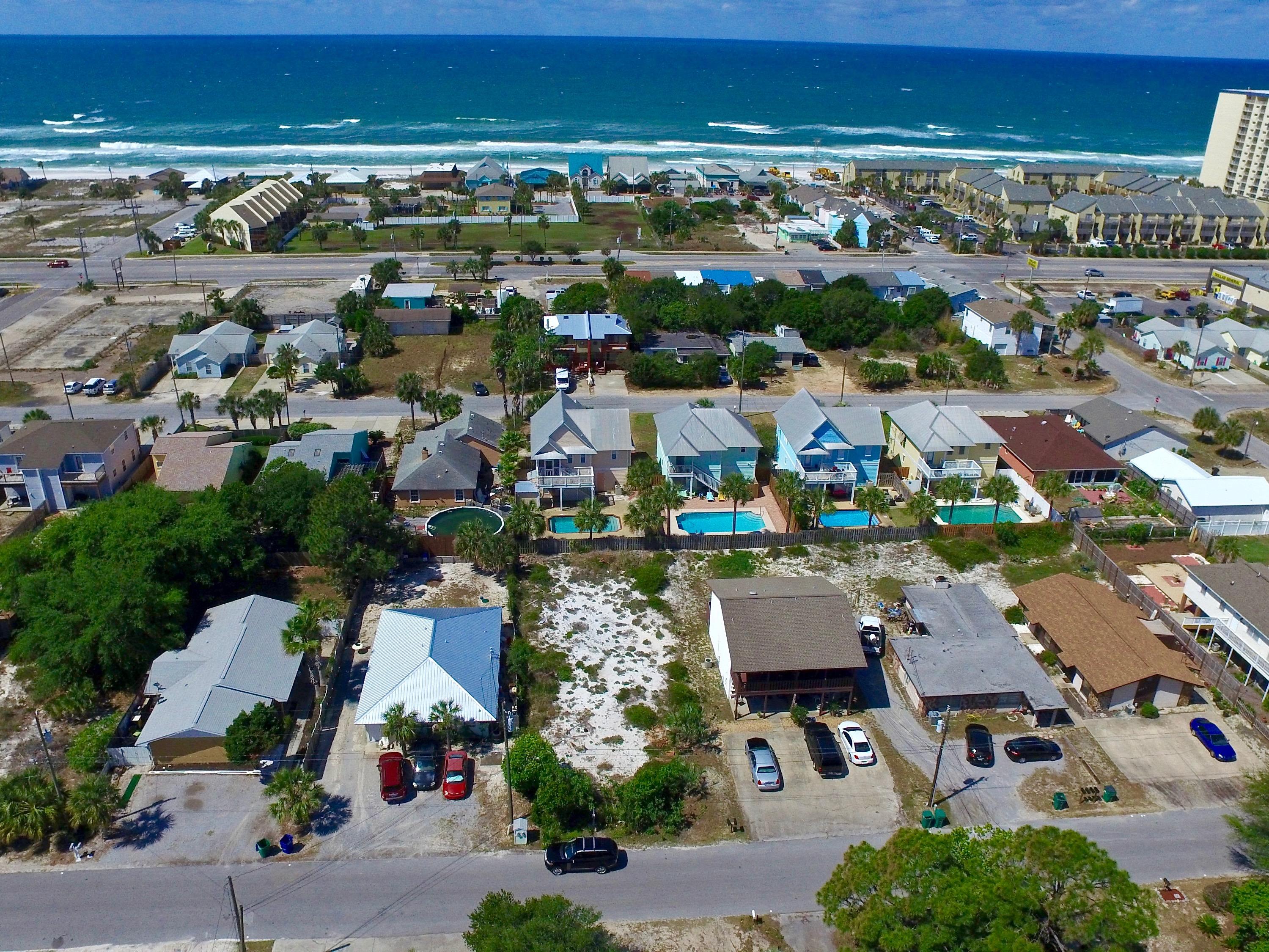 Fantastic opportunity to build your dream home at beach! Panama City Beach is rated one of the top beautiful beaches year after year. Location is within 1/2 mile to the water. NO HOA! Generous lot size 50x118x50x118 offers plenty of room to accommodate a nice size beach home. Conveniently located to most of the major beach attractions, dining and great shopping at PIER PARK is a short distance away. No time like the present to own your slice of paradise. Seller does not have a survey on this LOT.