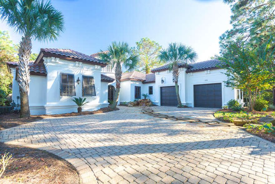 PRICE REDUCTION OF $100,000!This stunning property won't last long at this price. Bring us your best offer! Renovations are complete on this architecturally award winning home in the exclusive gated community of Burnt Pine. This beautiful home sits on the 11th fairway of Burnt Pine Golf Course and has one of the best outdoor spaces that Sandestin has to offer. A beautiful pool oasis complete with swim up kitchen is perfect for entertaining all year long. Some other spectacular features of this 4 bedroom, 4 bathroom home include a large gourmet kitchen, a master suite with a waterfall infinity tub and hard surface flooring throughout. Built in 2005, this home has recently undergone a complete interior and exterior renovation.