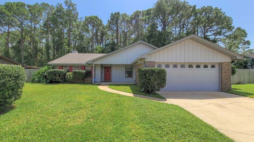 Beautiful single-story brick home w/ POOL in Northgate!!! HVAC 2017. Water Heater 2018. Seller to replace roof with acceptable offer. Inside, you'll appreciate the upgraded wood-look tile flooring in living areas and hallway. This home has two large living spaces, one with a statement corner-brick fireplace (propane) and sliding glass door that lead you to the backyard / patio. The galley kitchen has TWO pantry closets, breakfast nook with bay windows overlooking the pool, and a breakfast bar. The master bedroom is spacious and has an open bath vanity with upgraded tile and a large walk-in closet. There is a two-car garage that holds storage and washer/dryer area. Bedrooms are carpeted, but seller has leftover matching tile to finish the job. See more ----> The fenced in backyard has a large patio w/ underground pool, landscaping, and grassy area. Time to make this home your own!