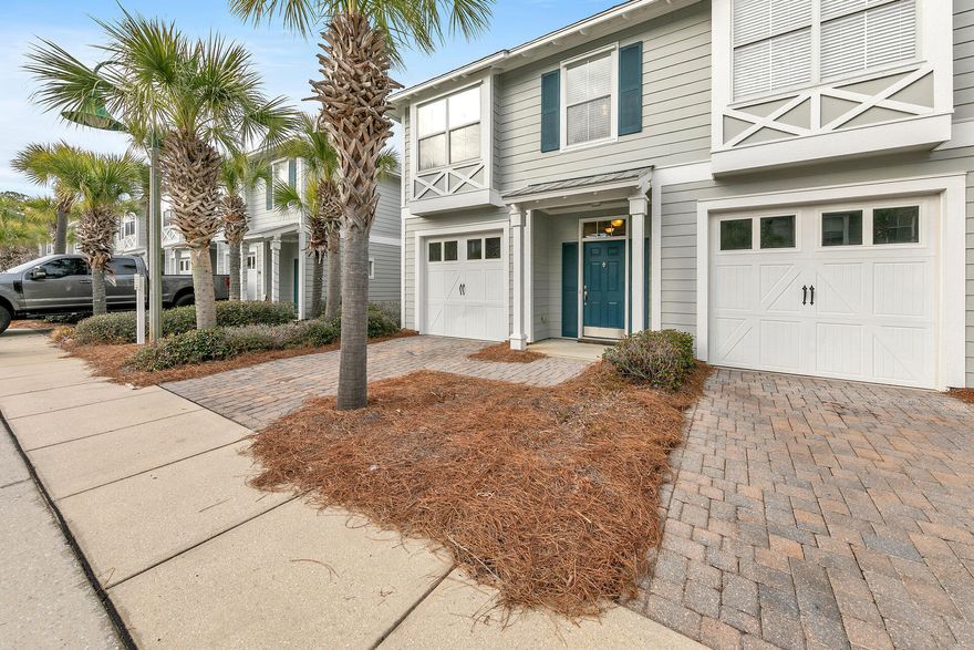 Immaculate end unit townhome in South Walton's desirable community of Eagle Bay. Almost 1600 sq.ft. of spacious living area with 1 car garage and serene back porch overlooking one of the community ponds. This has been a 1 owner primary residence and has been well cared for. Move in ready with recent improvements that include new HVAC in 2018, new washer & dryer in 2019, and in 2023 - new hot water heater, dishwasher and microwave! Conveniently located in South Walton just minutes from Grand Blvd, several beach accesses, walking distance to 2 bay accesses, Sacred Heart Hospital, Butler Elementary School, and more! Priced well below both current comparables and recent sales, this just may be the one you've been waiting for!