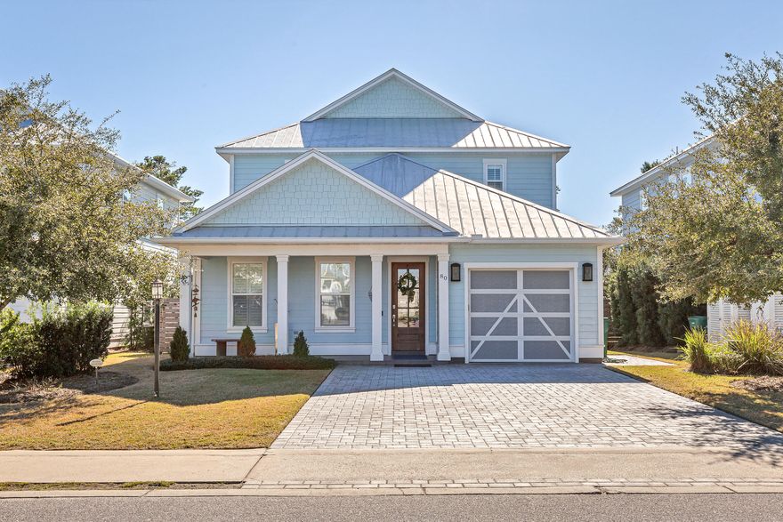 The last home in Gulf Place retreat went pending in a day with multiple offers- don't sit back and wait on this one. Rental projections are $115,000.   Amazing location - less than 1/4 mile from the beach and Gulf Place. This home has been meticulously maintained, never rented, and full of upgrades including a private pool with heater AND cooler.  80 Louva is also set to be painted white in 3 weeks. Kitchen features tons of cabinets for storage and a raised island, perfect spot to pull up a bar stool and hang out while dinner is being made. Dining room and huge living room just off the kitchen- make this an amazing home to entertain in. Just off the kitchen is the private backyard oasis with pool.