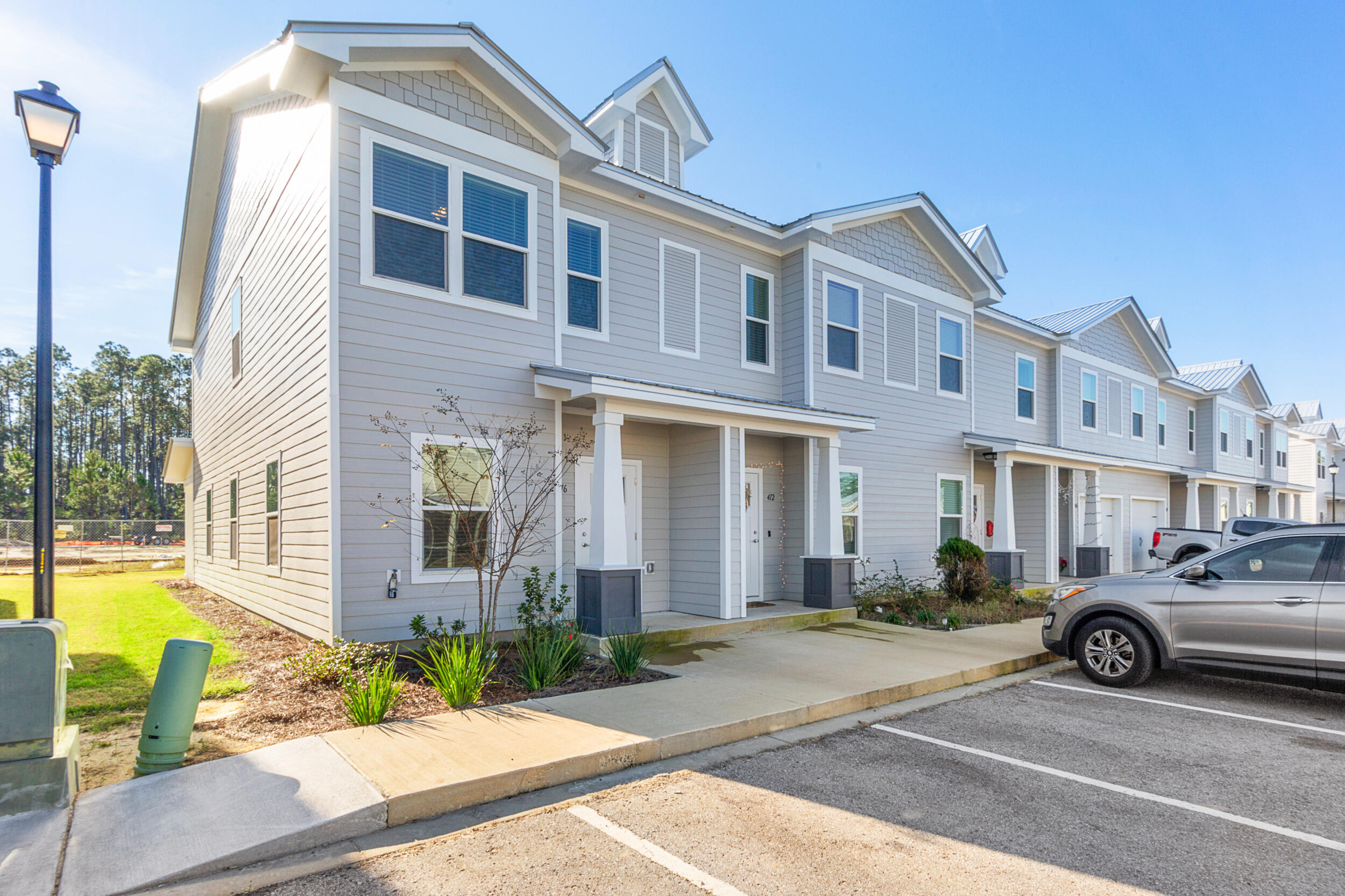 Priced to sell! Newly constructed townhome completed in 2021. A great opportunity to own in a community that's only a 15 minute drive to the beautiful beaches of South Walton. Finishes include engineer hard wood flooring, stainless steel appliances and quartz countertops.