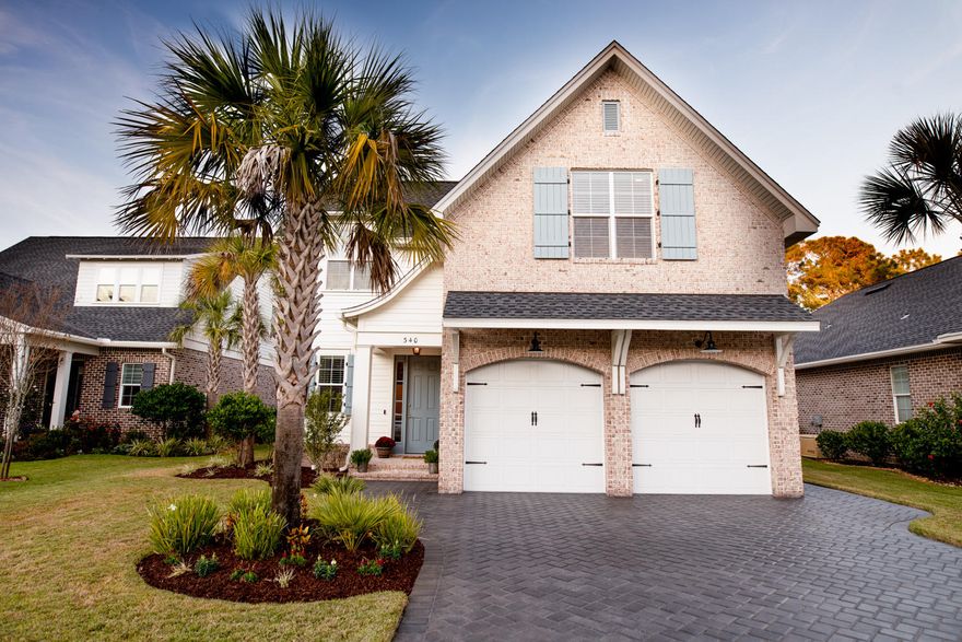 Picturesque Emerald Bay home by local & top award winning builder Huff Homes of Florida. This expansive custom home is perfect for your family offering a large open floorplan, center kitchen island, crown molding, upgraded trim and 8' Classique raised panel interior doors, under mount sinks & state of the art appliances. Home has 10ft ceilings through out the living, dining & kitchen! All bedrooms offer 9ft ceilings. For added security, this home comes completely pre-wired for an alarm system, home theater and outside speakers.