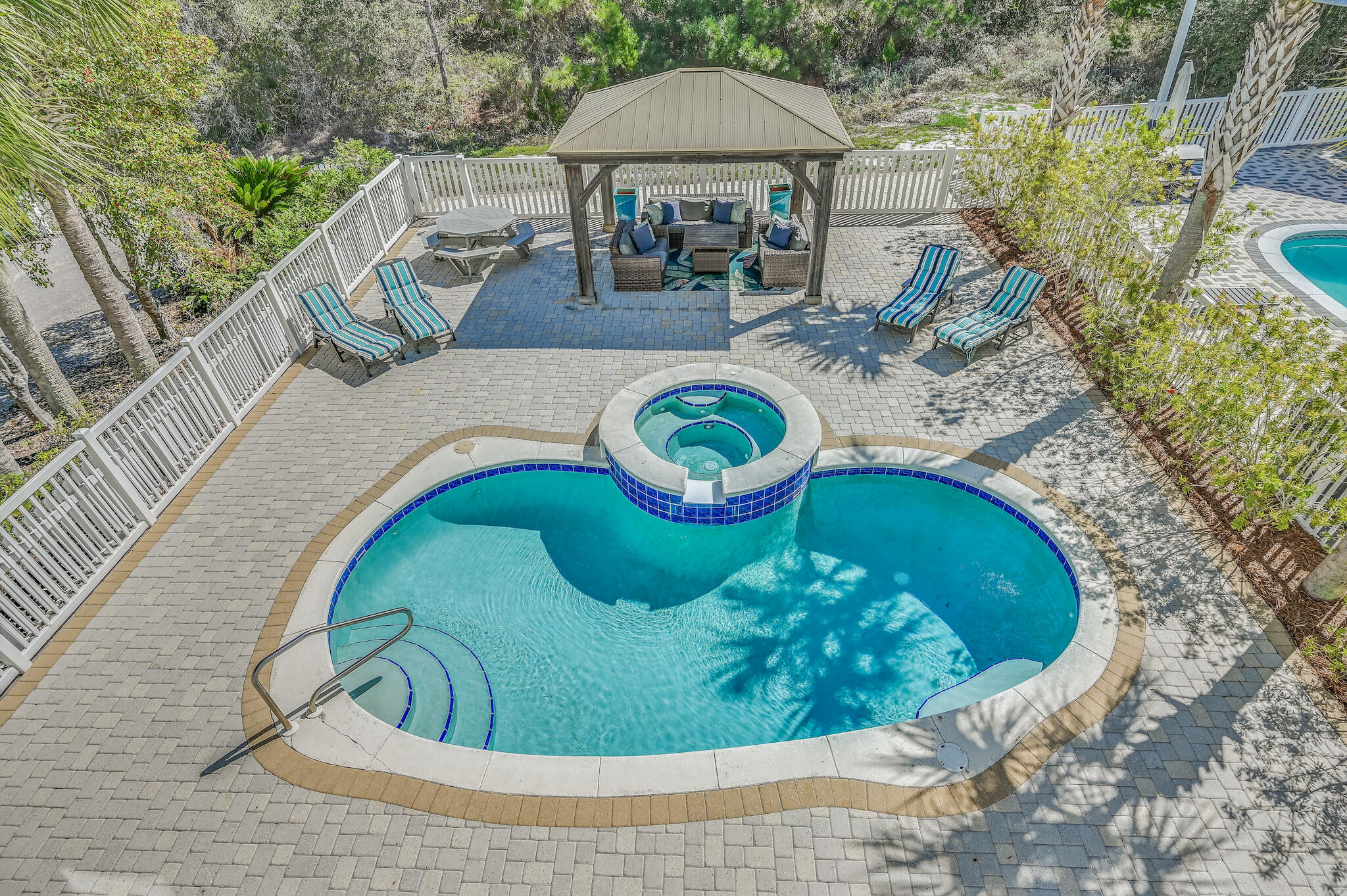 Welcome to your beach getaway Blue Haven! Nestled in the serene and picturesque Seagrove Beach, this home is just a few steps away from public beach access. Enjoy Gulf views from the observation deck and take in the gulf breeze from the porches on all levels, making it perfect for relaxing morning coffee or evening sunsets. Inside you'll find plenty of room to relax with a bedroom on main level, bunk room that sleeps four, and large master suite on second floor along with an observation deck for those breathtaking gulf views. And for those hot summer days there's no need to leave; cool off in your own private heated saltwater pool oasis! With no HOA fees, close proximity to public beach access, this home offers endless opportunities for your next beach getaway.