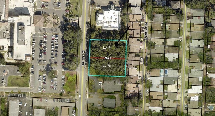 A great opportunity to be right across from Ft Walton Beach Medical and walking distance to White Wilson, the surgery center and assisted living.  This lot is .44 of an acre and the adjacent lot is available, see MLS # 912945.    Legal description includes both lots but sold separately.   Final sale is subject to probate court approval.