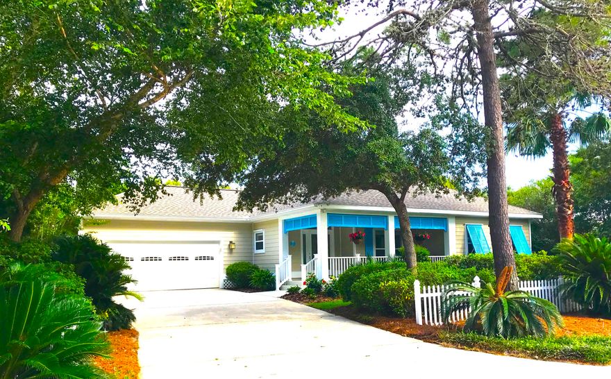 Very well maintained and welcoming home located in a charming community with deeded beach access and just a short bike ride to Rosemary Beach. Privacy, peace and space are hard to find this close to the beach and this single level home has it all. Inspired by Southern Living, built by Davis-Dunn Builders and lovingly cared for this home has a ton to offer and is a must see. Lot would allow plenty of room for pool