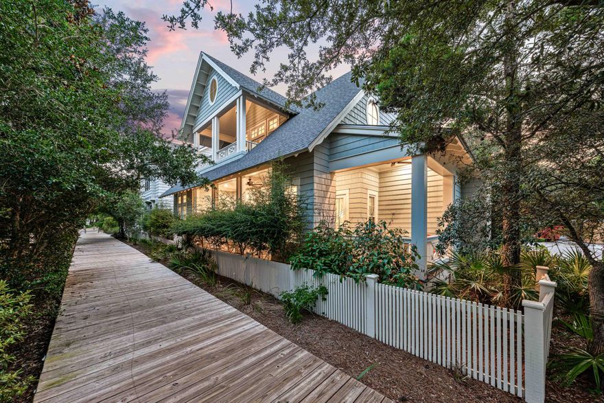 Located within the gated community of Watersound Beach, 34 N Watch Tower Lane offers a seamless blend of modern coastal design and luxurious living. This exquisite five-bedroom, five-and-a-half-bathroom residence, which includes a detached carriage house, is perfect for both relaxation and entertaining.The main home boasts an open-concept layout with expansive living areas and a chef inspired kitchen equipped with top of the line Thermador appliances, marble countertops, and custom cabinetry. A spacious primary suite on the main floor features a spa-like bathroom with a soaking tub, separate shower, and dual vanities. The second floor houses a cozy additional living space and three guest bedrooms, including a bunk room, each with an en-suite or shared bath. he detached carriage house offers added flexibility with a private bedroom, full bathroom, kitchenette, and separate living area ideal for guests or multi-generational living.

Outdoor living is enhanced by a private courtyard, sun deck, and covered porch area, offering space for relaxing or entertaining.

34 N Watch Tower Lane is a rare gem, offering an opportunity to own a piece of this coveted coastal enclave. Inquire today to schedule a private showing.