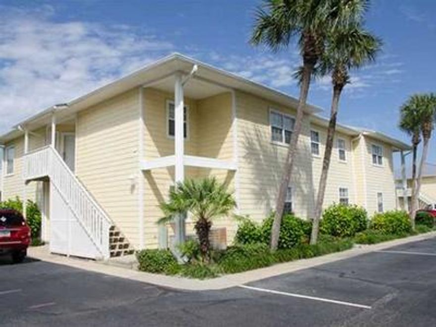 Across the street from snow-white sand beaches and backing up to Destin Harbor with availability of the use of a FREE boat slip on site, makes this a unique property in Destin. Mostly furnished with many updates the unit features 3 spacious Bedrooms and 2.5 Baths. Condo fees are lower than average for the area, and most important - the Condo Association is fiscally sound. The Association allows both short and long-term rentals, and many units have a strong following of repeat users due to the RARITY of a free boat slip. The complex is VA approve