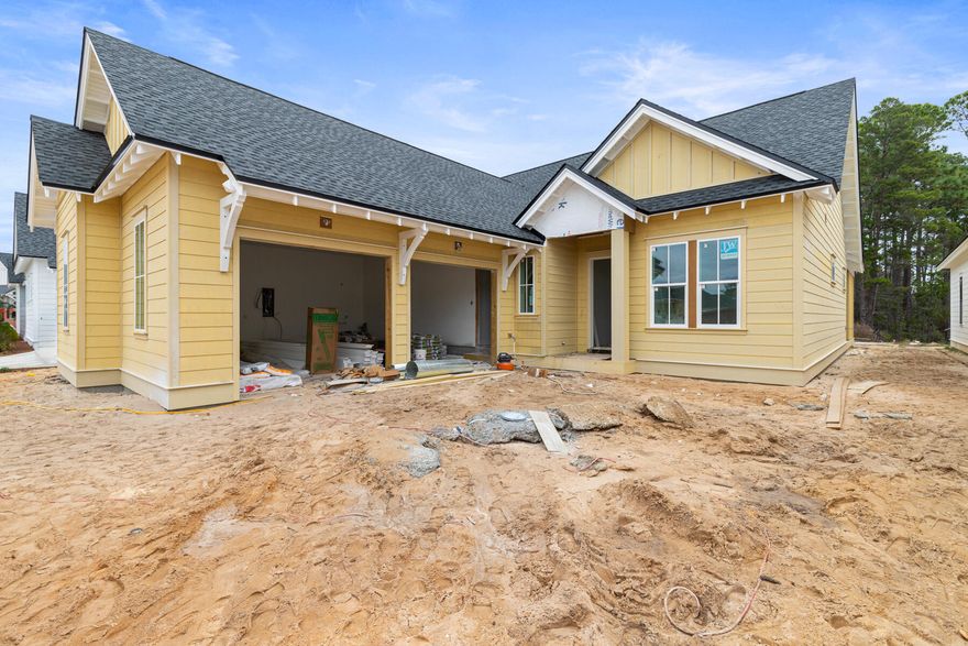 Experience the perfect blend of modern luxury and serene natural surroundings in this new construction home in Powell Landing East in the Watersound Origins community. Backing up to a peaceful community preserve, the Cyra floor plan by Arkon Group offers 3 bedrooms, 3.5 bathrooms, a study, and 2,213 square feet of thoughtfully designed living space. Designed for both comfort and style, this home boasts premium engineered wood floors throughout, upgraded tile accents, and an extended kitchen island perfect for entertaining. The chef's kitchen features high-end stainless steel appliances, stacked cabinets to the ceiling with elegant lighting, tile backsplash, and a spacious open layout that seamlessly connects to the living and dining areas. Large slider doors open the living room up to the expansive screened rear porch, where a cozy fireplace creates an inviting outdoor retreat. The primary suite includes a spa-like bathroom and a walk-in closet, while two additional guest bedrooms each have en-suite bathrooms for privacy. A gas lantern on the front porch adds timeless charm, welcoming you home in true Southern style. With 435 sq ft of covered porches, a 2-car garage, and high-end finishes throughout, this home is designed to maximize luxury and livability.

Note: Guest bathroom 3 has a walk-in shower in lieu of tub.

Estimated completion is end-March 2026.

Experience refined coastal living in one of Watersound Origins' most sought-after neighborhoods nestled alongside Lake Powell. The Watersound Origins community offers an unparalleled lifestyle in South Walton with exceptional amenities, notoriously friendly and welcoming atmosphere, zero short-term rentals, and close proximity to all that 30A and Inlet Beach has to offer. Enjoy the zero-entry pool, playground, sports courts, and fitness center at the Village Commons, play a round of golf or foot golf at the Origins Golf Course, or take a walk along the many miles of walking and biking trails that wind all throughout the neighborhood! The new Watersound Town Center located at the entrance to the community offers several fantastic dining options (casual and formal), medical services, Starbucks, Publix, a Pavilion that hosts events year round, and more!